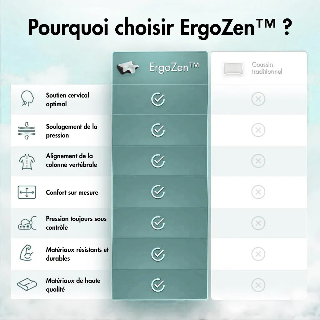 ErgoZen - Coussin Orthopédique